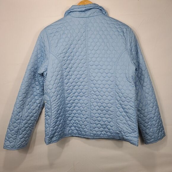 MARCELLE RENEE ACTIVE Baby Blue  Puffer Jacket - Picture 4 of 9